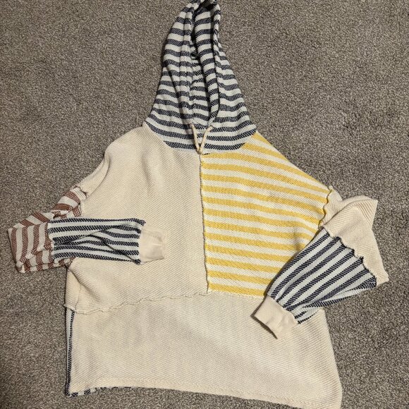 Desigual Hooded Top made in Portugal - 100% Cotton - Oversized - Picture 1 of 6